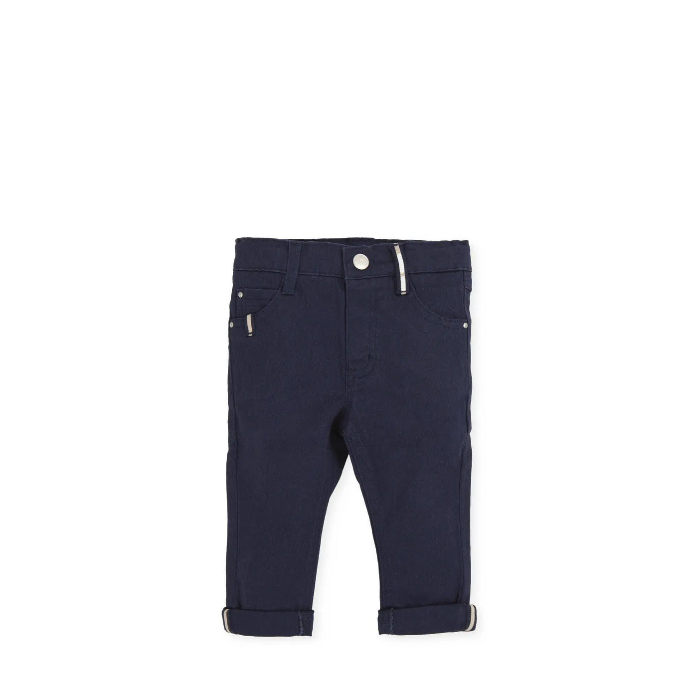 Boys Marine Blue Pants Tutto Piccolo