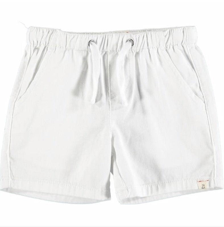 Boys Twill Shorts - White Me & Henry