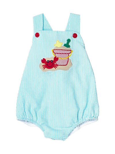 Crab Baby Boy Romper - Marco and Lizzy