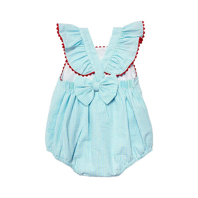 Crab Baby Girl Romper - Marco and Lizzy