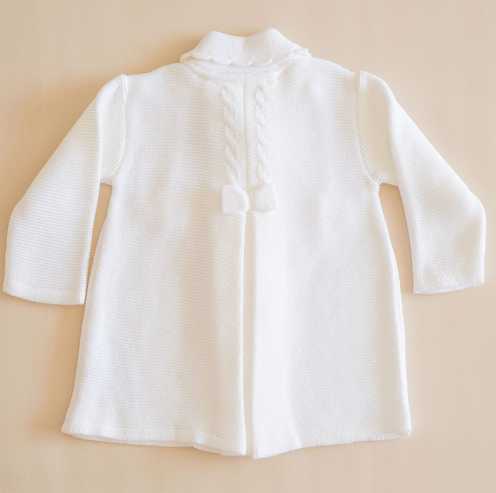 Virginia White Toddler Coat