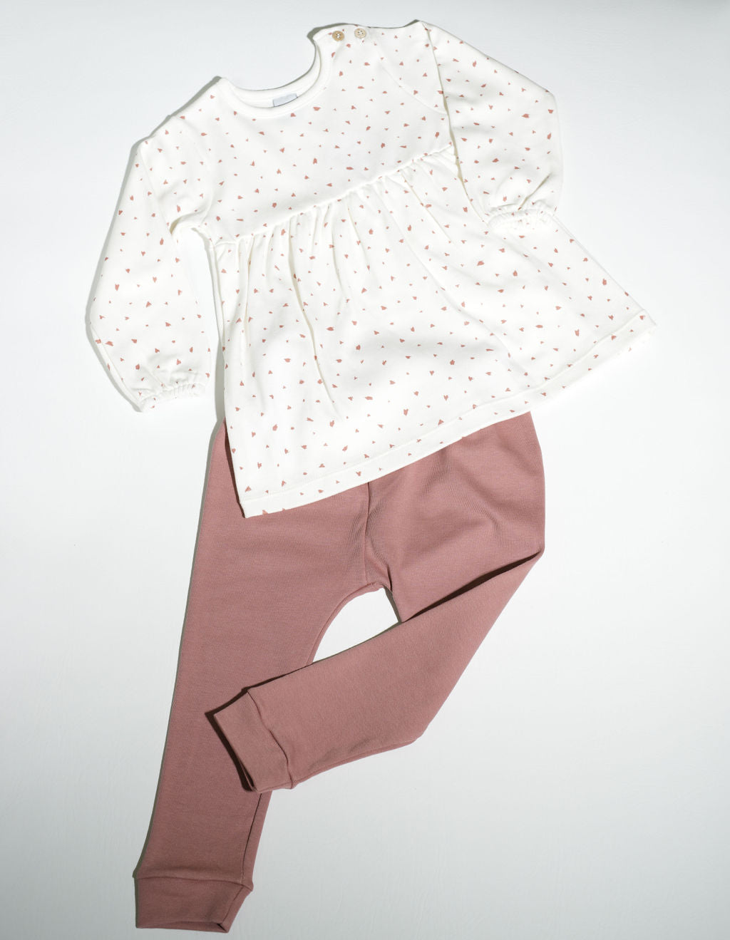 Girls Long Sleeve Shirt with Joggers Set