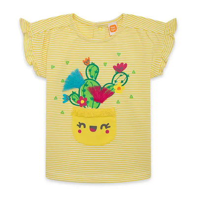 Fun Cactus - Girls Shirt and Trousers Set Tuc Tuc