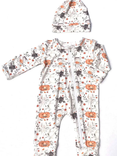 Halloween Cuties Bamboo Baby Zippy Pajamas