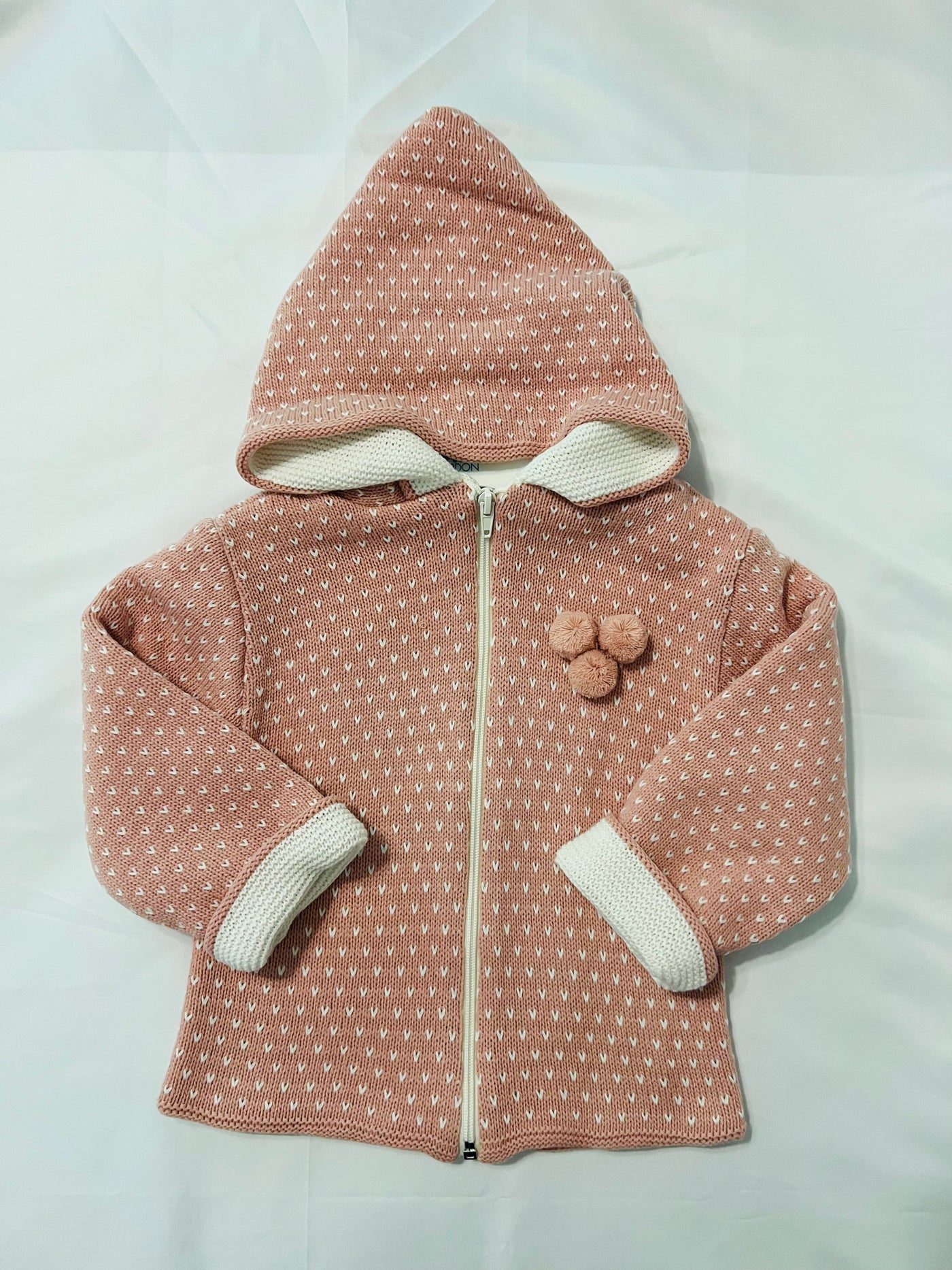 Baby and toddler jacket with hoodie