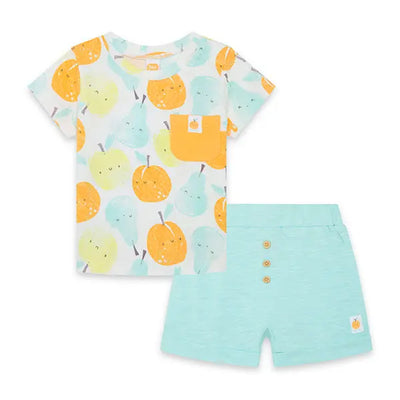 Picnic Time Boys Set with Blue Shorts Tuc Tuc