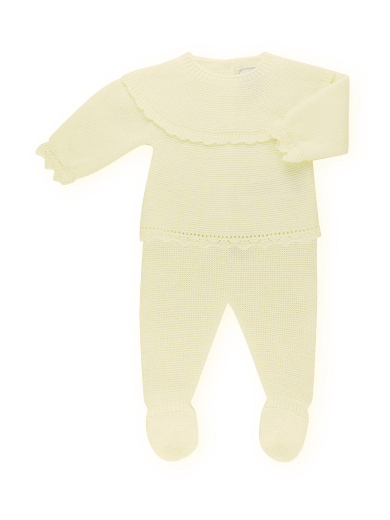 Polaina Knitted Long Sleeve Baby Set