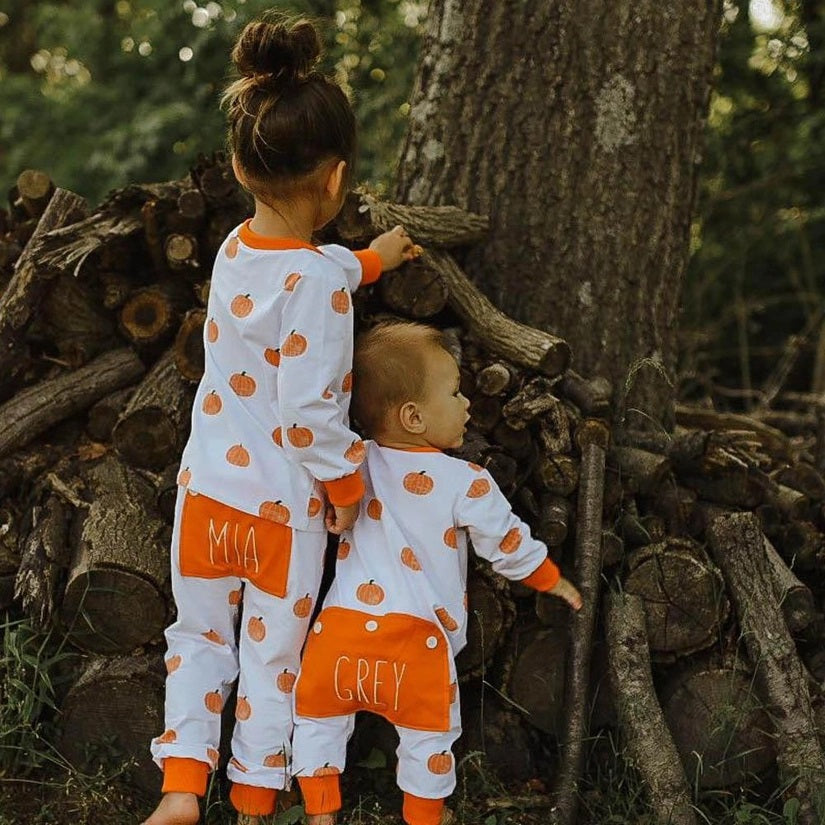 Pumpkin Dream Buttflap Pajamas