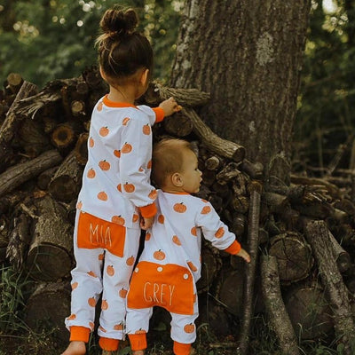 Pumpkin Dream Buttflap Pajamas