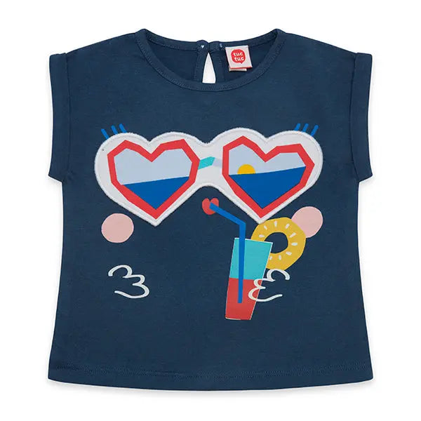 Red Submarine Girl Shirt and Shorts Set Tuc Tuc