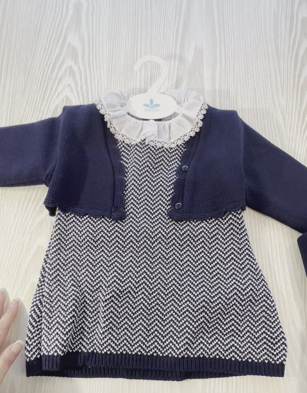 Yakar Blue Onesie with Cardigan