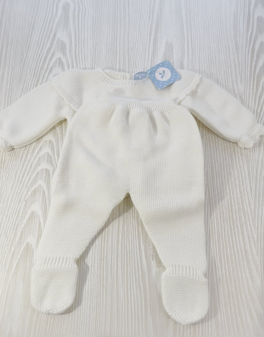 Polaina Knitted Long Sleeve Baby Set