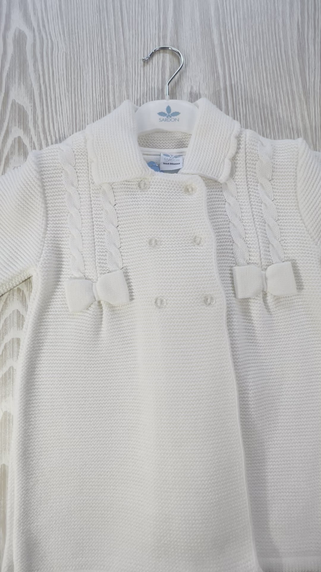 Virginia White Toddler Coat